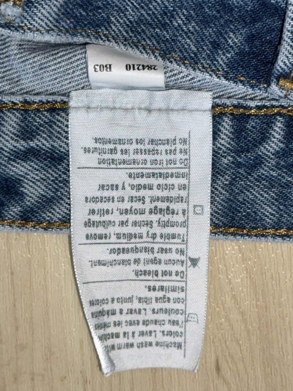 Carhartt 100066 Loose Fit Five-Pocket Jeans 38x32 Blue Wash - Picture 6 of 9